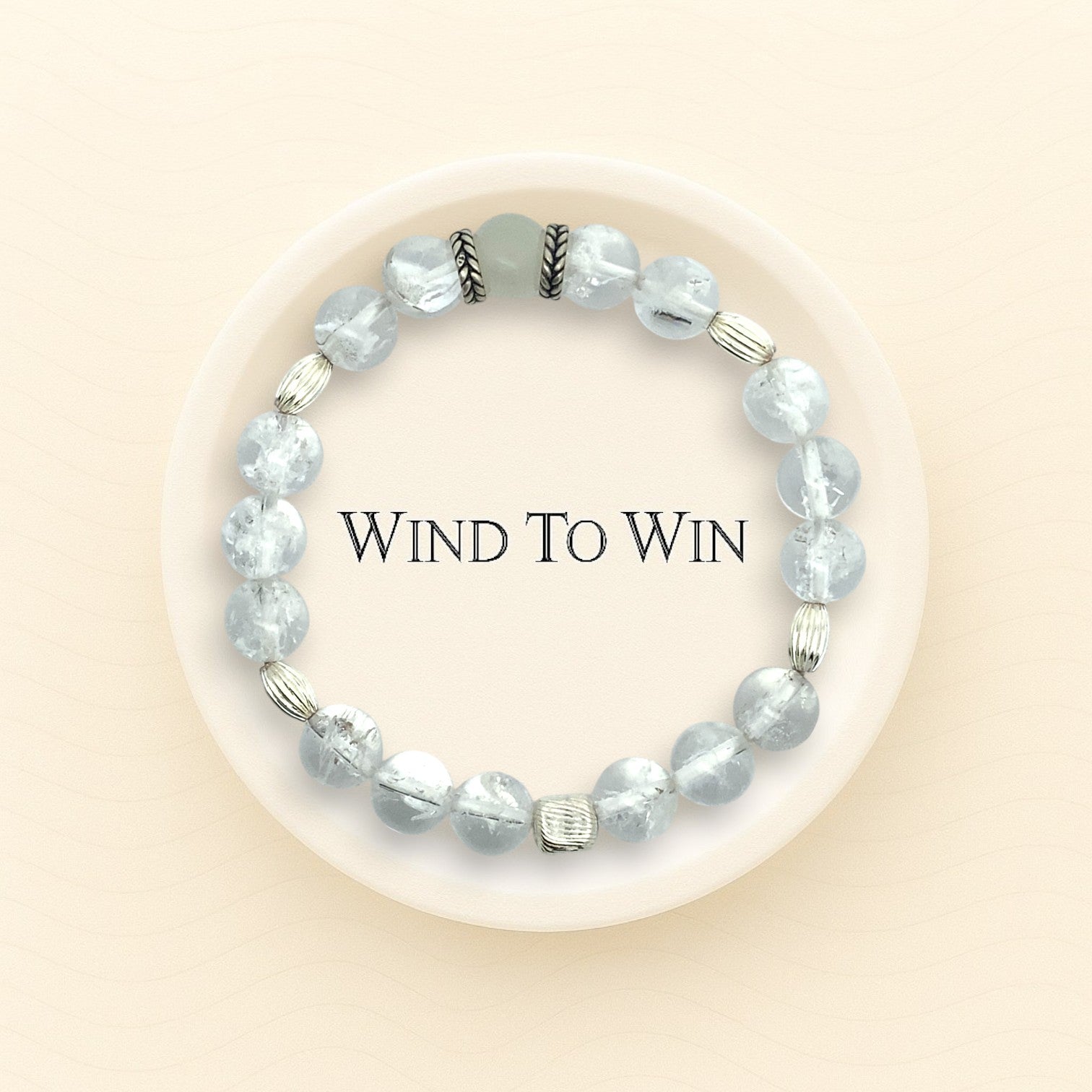 天然白水晶手鍊