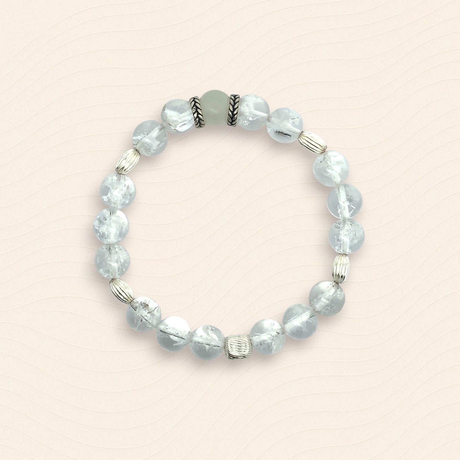 天然白水晶手鍊