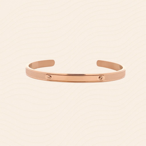 Wind To Win (風轉豐) Daily Blessing · Classic Rose Cuff Bangle