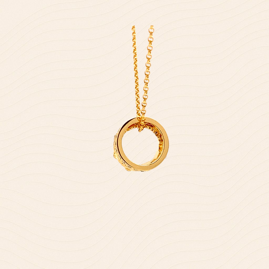 Daily Blessing · Twin Ring Pendant Necklace