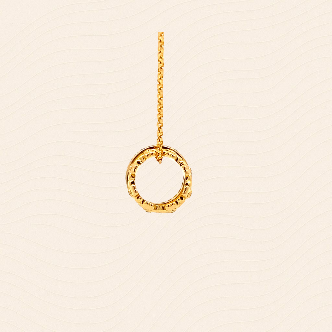 Daily Blessing · Twin Ring Pendant Necklace