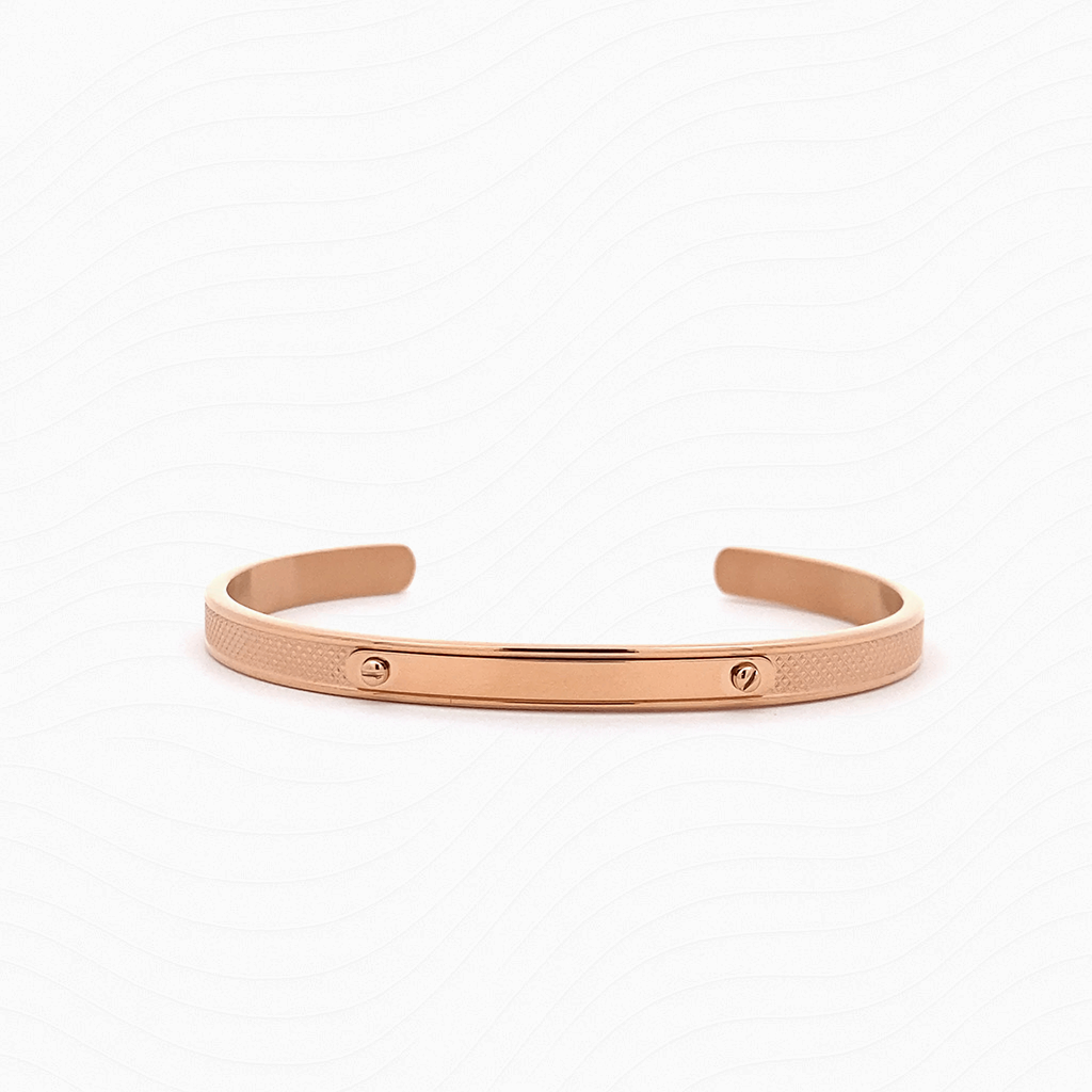 Daily Blessing · Classic Rose Cuff Bangle