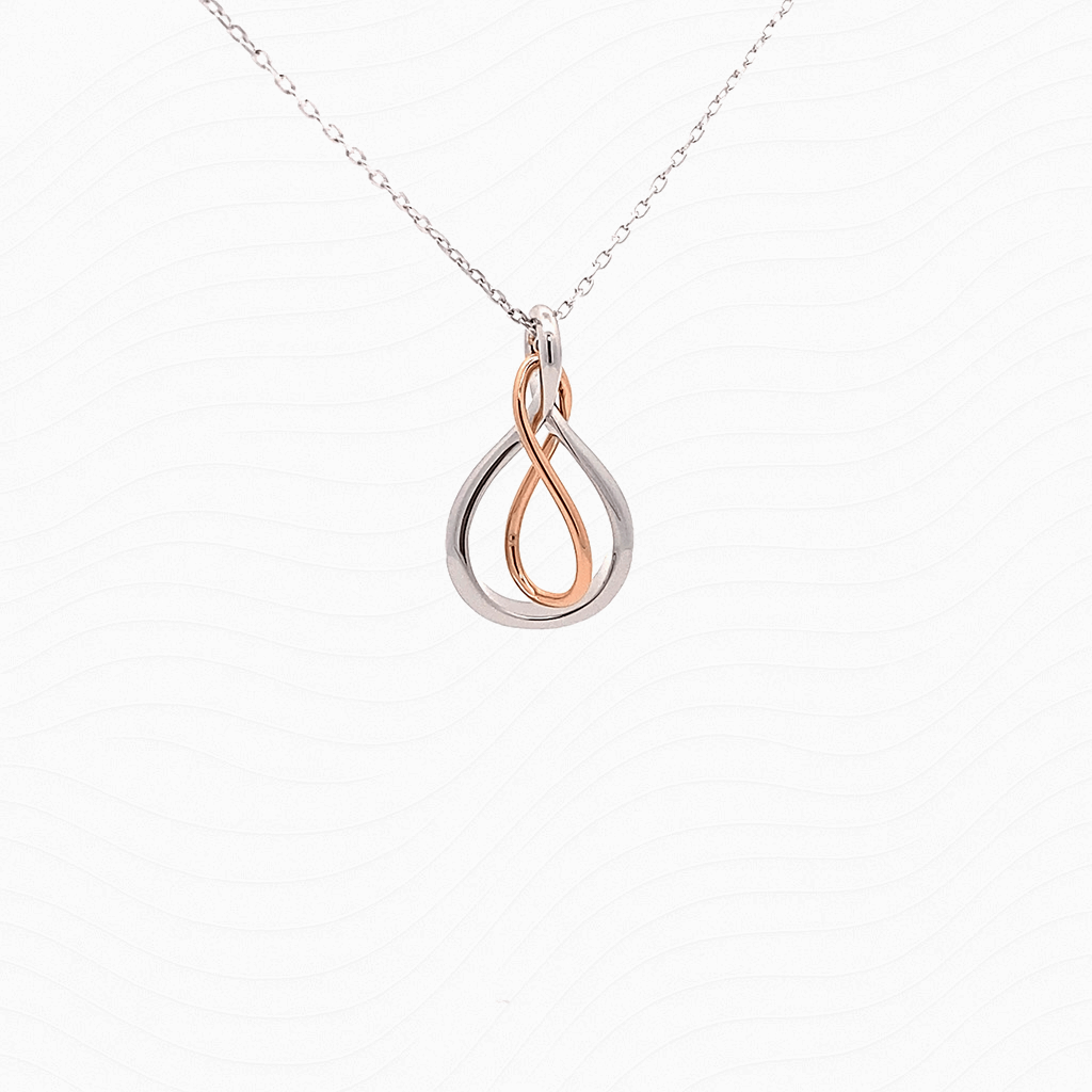 八轉九雙色祝福項鍊