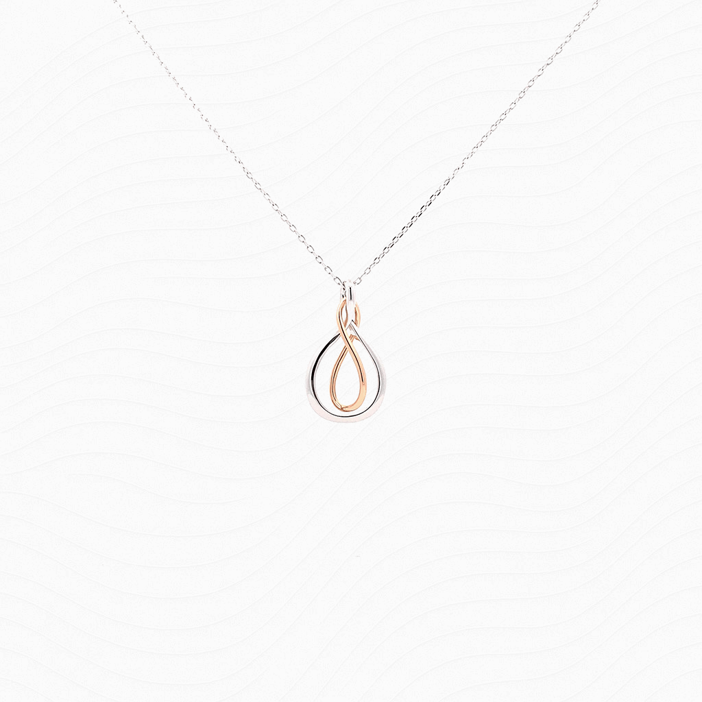 八轉九雙色祝福項鍊