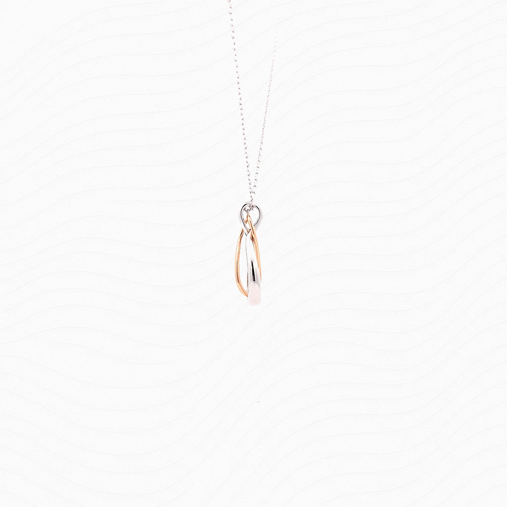 八轉九雙色祝福項鍊