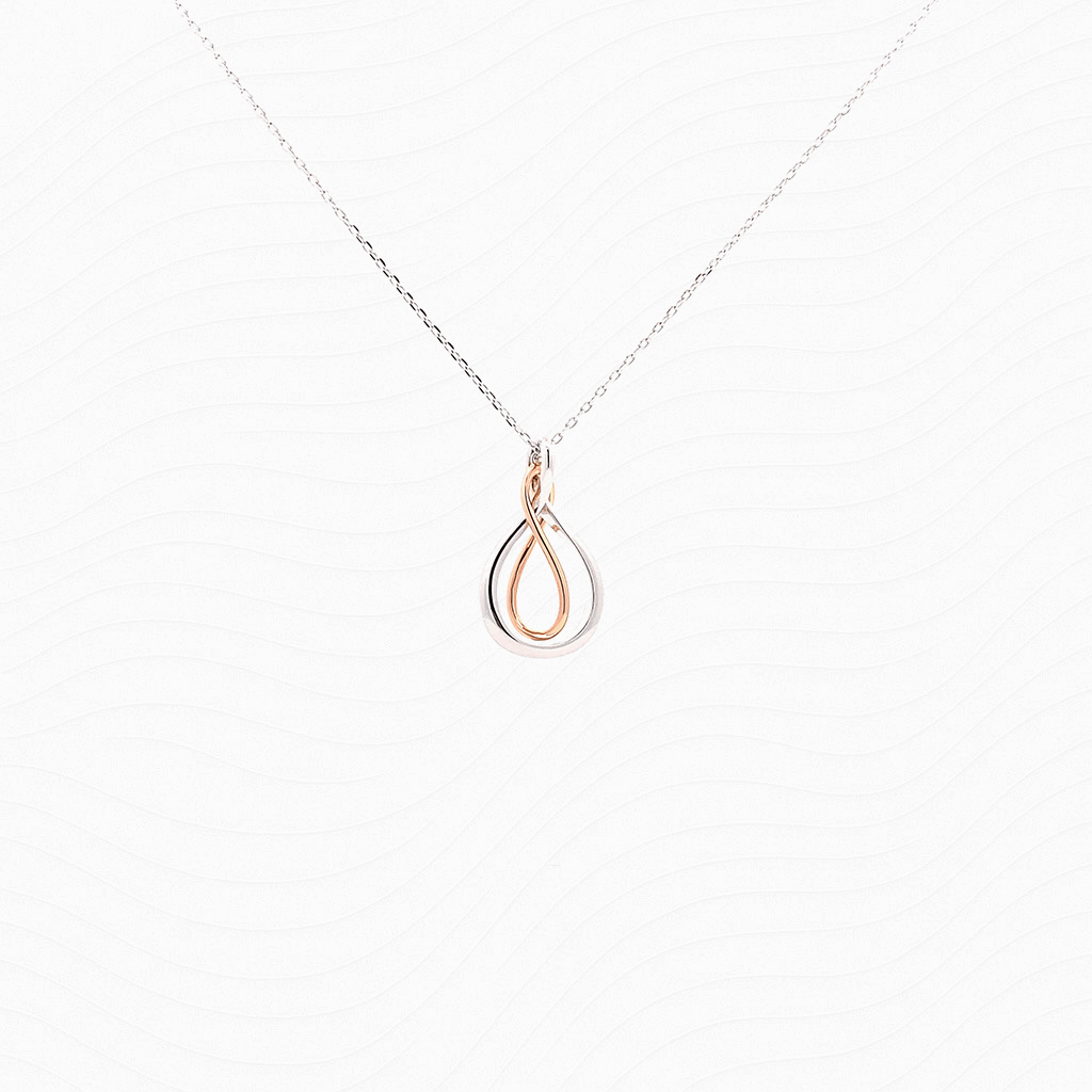 八轉九雙色祝福項鍊