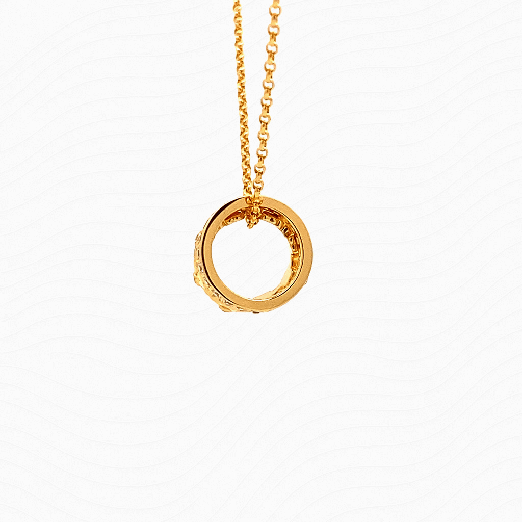 Daily Blessing · Twin Ring Pendant Necklace
