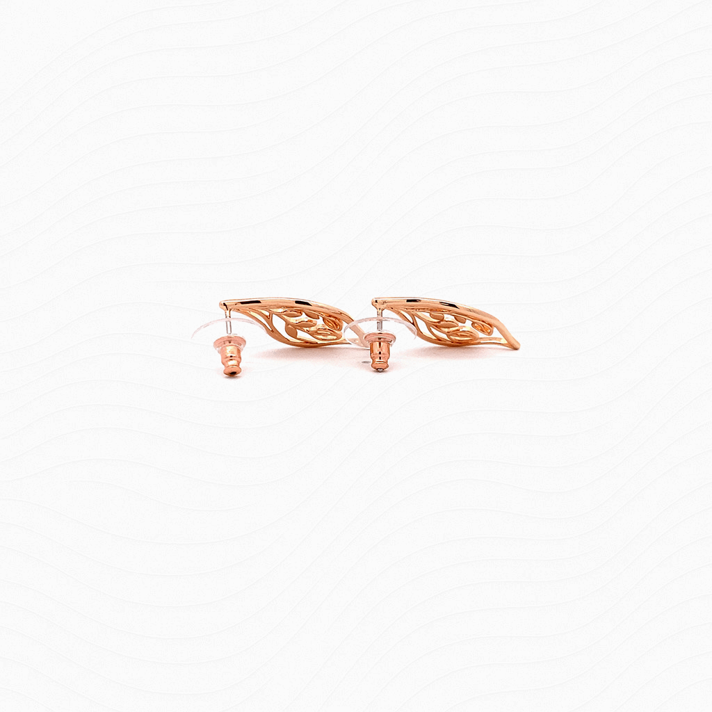Leaf Blessing - Tree of Vitality Earrings (Rose Gold Edition)